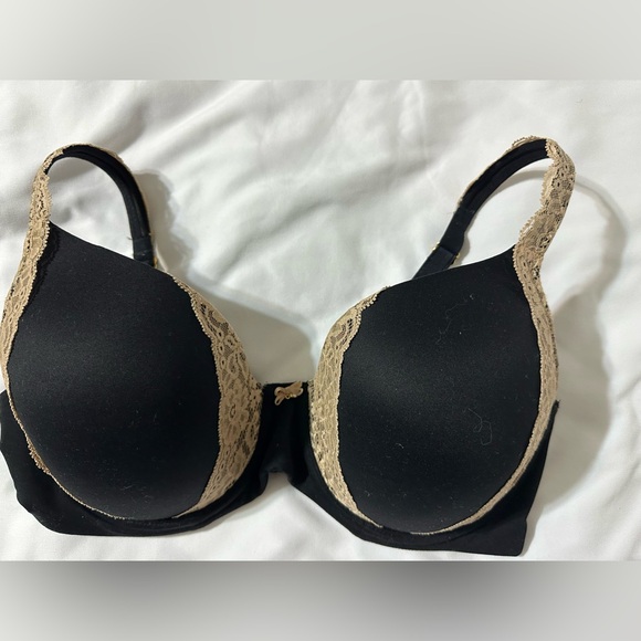 Soma Other - Soma Black and Tan Lace Bra size 36DD (like new)